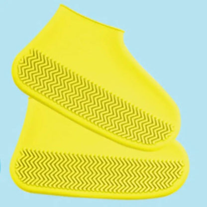 1 Pair Of Reusable Latex Waterproof Rain Shoe Covers Slip-resistant Rubber Rain Boot Covers S/M/L Shoe Accessories - Renee Lane Company