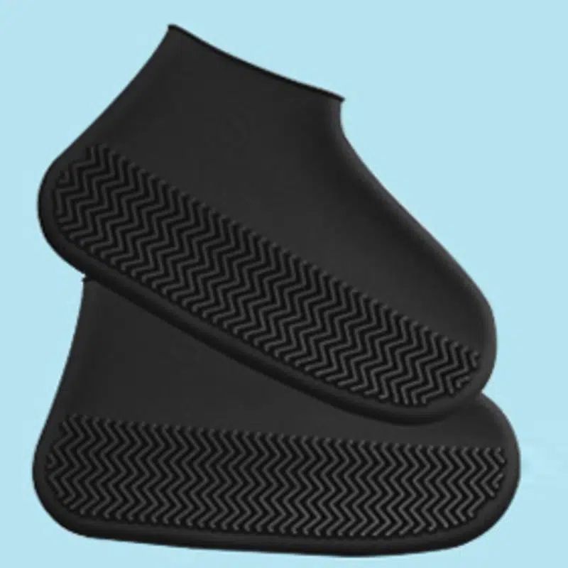 1 Pair Of Reusable Latex Waterproof Rain Shoe Covers Slip-resistant Rubber Rain Boot Covers S/M/L Shoe Accessories - Renee Lane Company