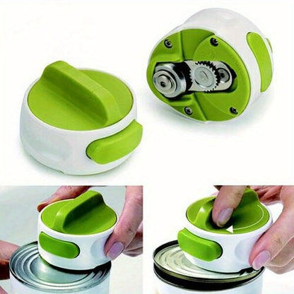 1 pc Compact Mini Can Opener - Easy to Use and Safe for Opening Beer and Jar Lids - Perfect Kitchen Gadget for On-the-Go Use - Renee Lane Company