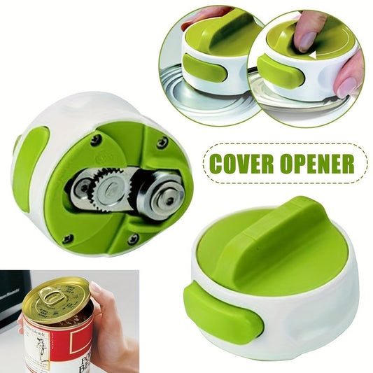 1 pc Compact Mini Can Opener - Easy to Use and Safe for Opening Beer and Jar Lids - Perfect Kitchen Gadget for On-the-Go Use - Renee Lane Company