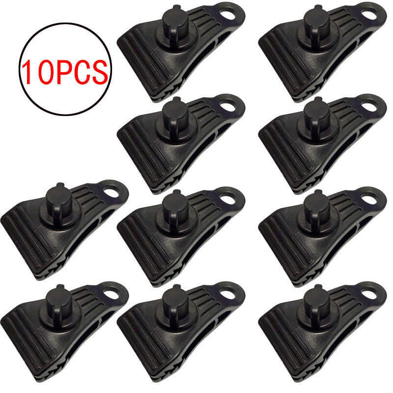 10-Piece Tarp Locking Clips: Waterproof High-Strength Fasteners for Pool Covers, Tent, Awning, and Camping Use - Renee Lane Company