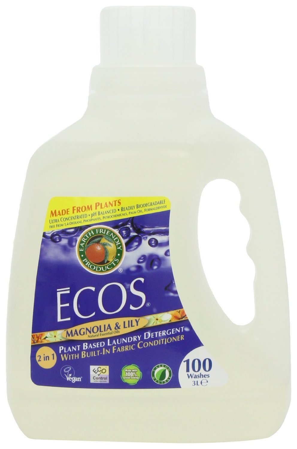 100 Oz Ecos Magnolia and Lilies Ultra Laundry Liquid - Renee Lane Company