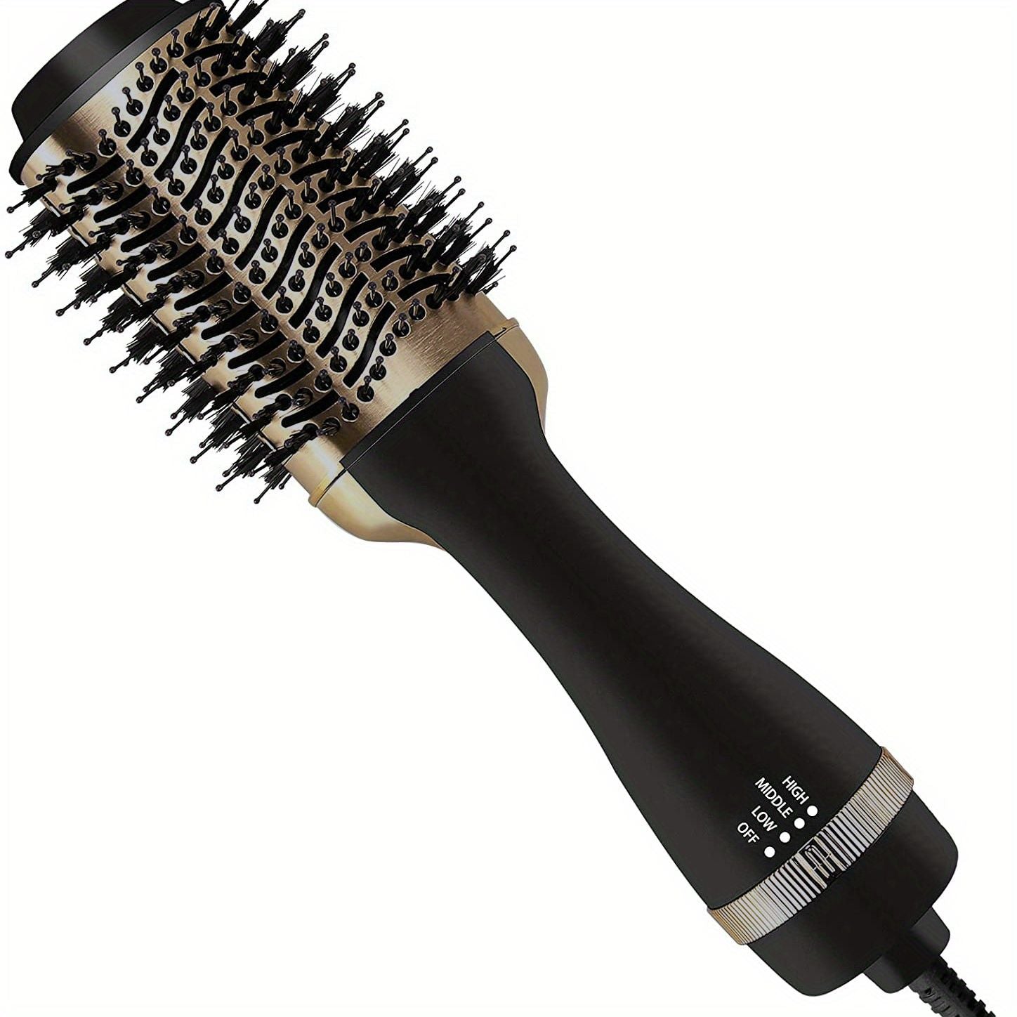 1000W Hot Air Brush and One-Step Hair Dryer with Volumizer - Soft Touch Pink Styler for Smooth and Shiny Hair - Perfect Gift for Hair Curler and Straightener - Renee Lane Company