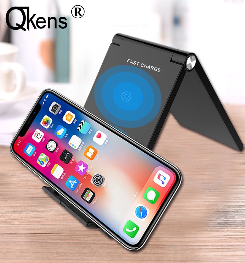 10W Qi Wireless Charger For iPhone XS Max XR 8 Plus Samsung Galaxy S10+ S10e Note8 9 S9 S8 S7 S6 Edge Fast Charging Dock Station - Renee Lane Company