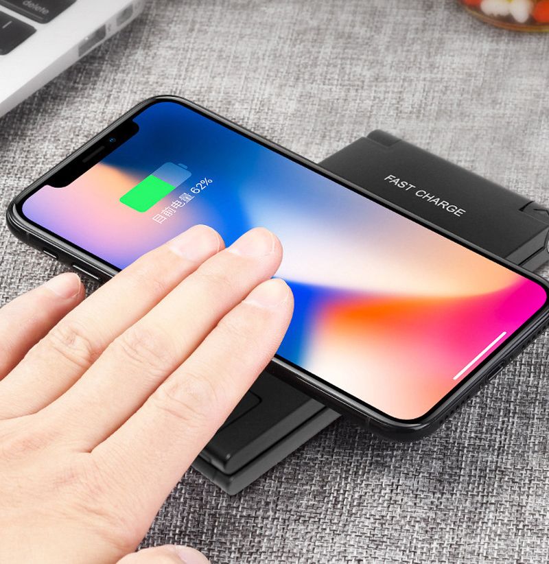 10W Qi Wireless Charger For iPhone XS Max XR 8 Plus Samsung Galaxy S10+ S10e Note8 9 S9 S8 S7 S6 Edge Fast Charging Dock Station - Renee Lane Company