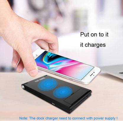 10W Qi Wireless Charger For iPhone XS Max XR 8 Plus Samsung Galaxy S10+ S10e Note8 9 S9 S8 S7 S6 Edge Fast Charging Dock Station - Renee Lane Company