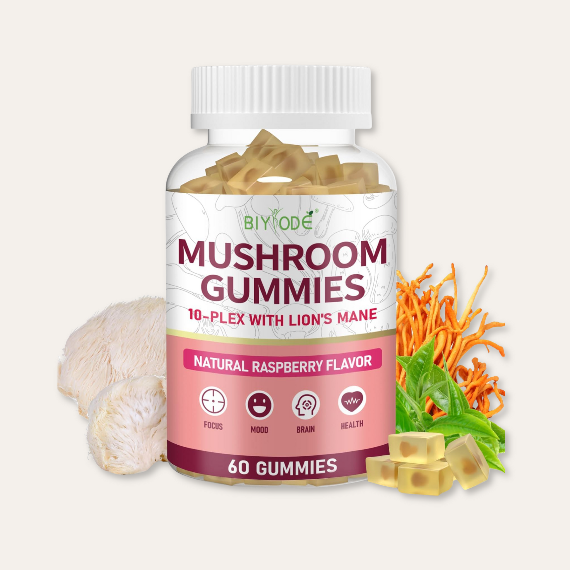 10X Mushroom Gummies - Renee Lane Company