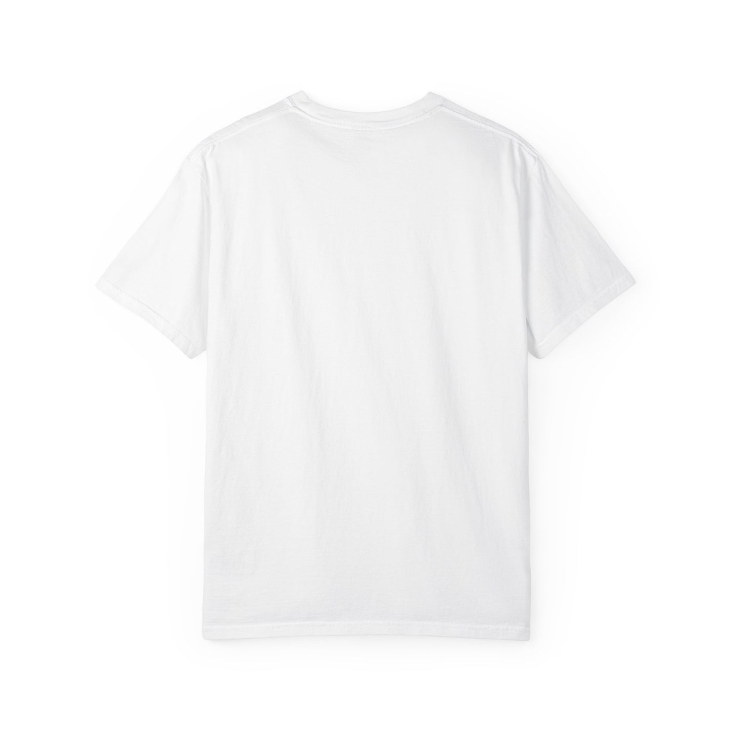 White T-shirt, plain back with crew neck and short sleeves