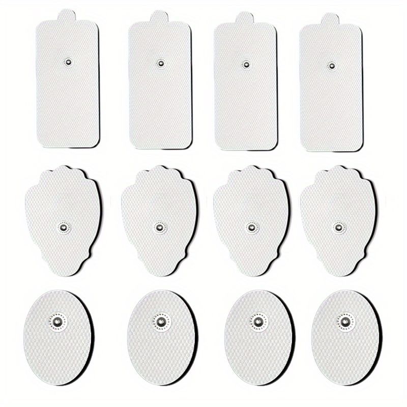 12pcs Reusable Self-Adhesive Electrode Pads - For Muscle Stimulator & EMS Massager - Replacement Massage Pads - Renee Lane Company