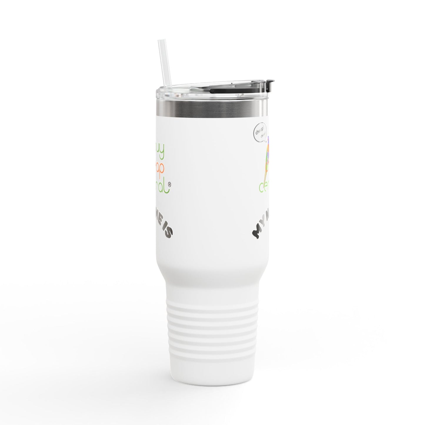 Personalized Insulated Travel Mug, 40oz - Ideal Gift for Homies, Customizable Drinkware, Perfect for Camping, Office, and Parties