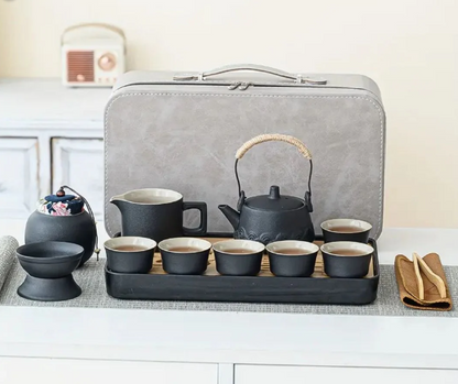 14-Piece Portable Travel Tea Set - Renee Lane Company