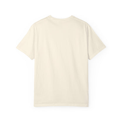 Ivory T-shirt, plain back with crew neck and short sleeves