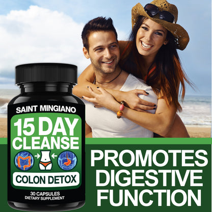 15 Day Cleanse | Colon Detox with Natural Laxative for Constipation & Bloating. - Renee Lane Company