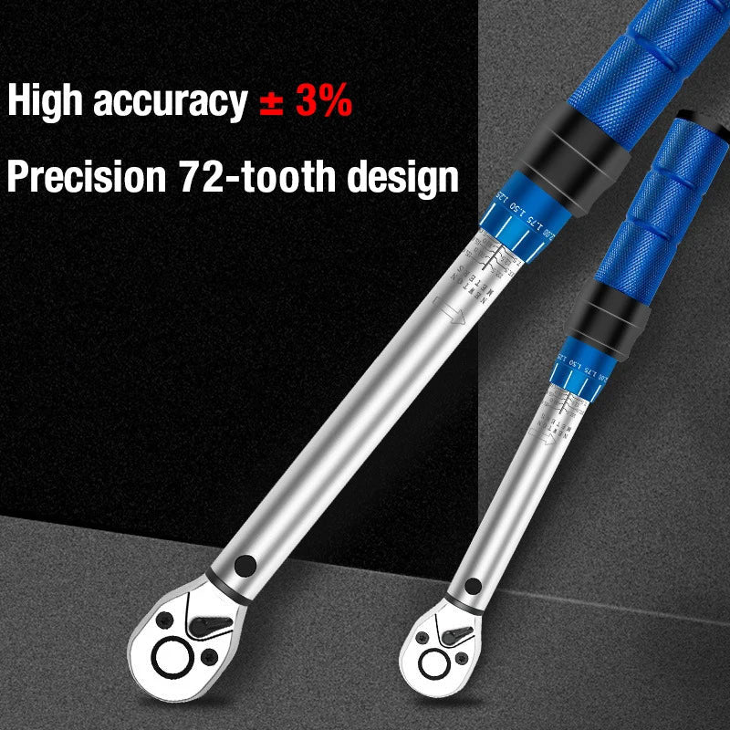 15-Piece Bike Torque Wrench Set, High Precision Preset Torque 2-24Nm Adjustable Ratchet with 1/4 Inch Drive - Renee Lane Company