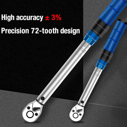 15-Piece Bike Torque Wrench Set, High Precision Preset Torque 2-24Nm Adjustable Ratchet with 1/4 Inch Drive - Renee Lane Company