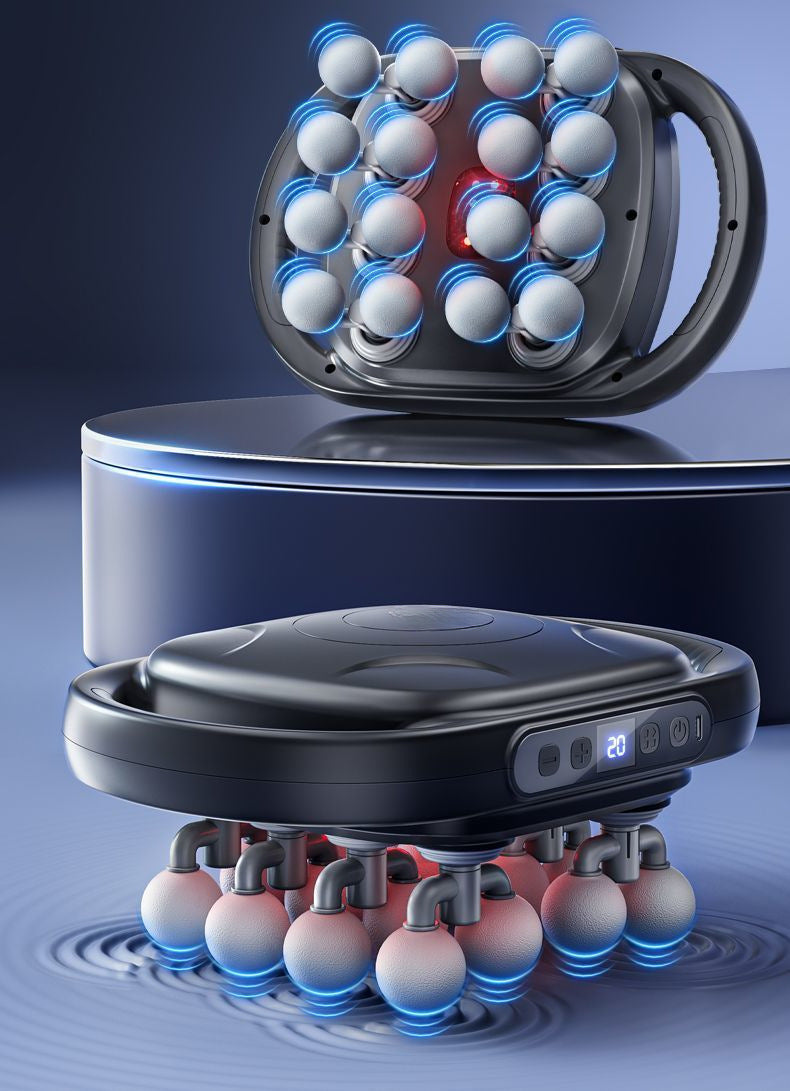 16-Head Muscle Massage Gun Deep Tissue Percussion Massager for Muscle Relaxation & Recovery - Renee Lane Company