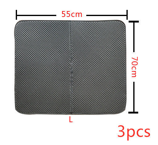 Double Layer Litter Cat Bed Pads Pet Cat Litter Mat Trapping Pets Litter Box Mat Pet Product Bed For Cats House Clean Mat - Renee Lane Company