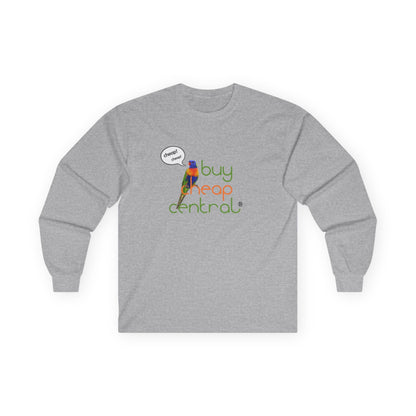 Unisex Long Sleeve Tee - Shop Black, Buy Cheap, Trendy Gift for Shoppers, Sustainable Fashion, Everyday Wear, Casual Style