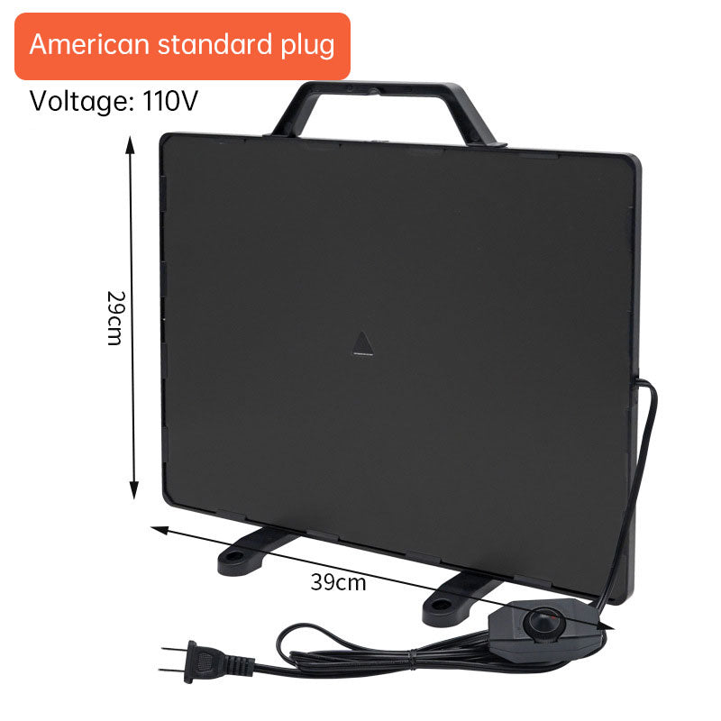 160W Thermostatic Heating Panel for Chicken Coop, 0-99°C Radiant Heater for Poultry Winter Farm - Renee Lane Company