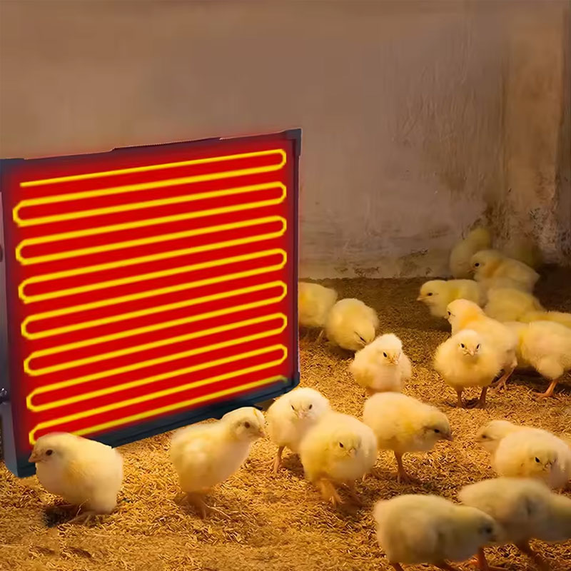 160W Thermostatic Heating Panel for Chicken Coop, 0-99°C Radiant Heater for Poultry Winter Farm - Renee Lane Company