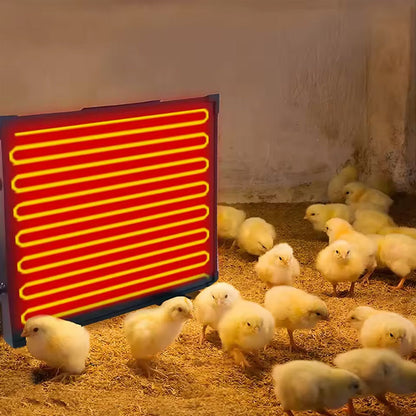 160W Thermostatic Heating Panel for Chicken Coop, 0-99°C Radiant Heater for Poultry Winter Farm - Renee Lane Company