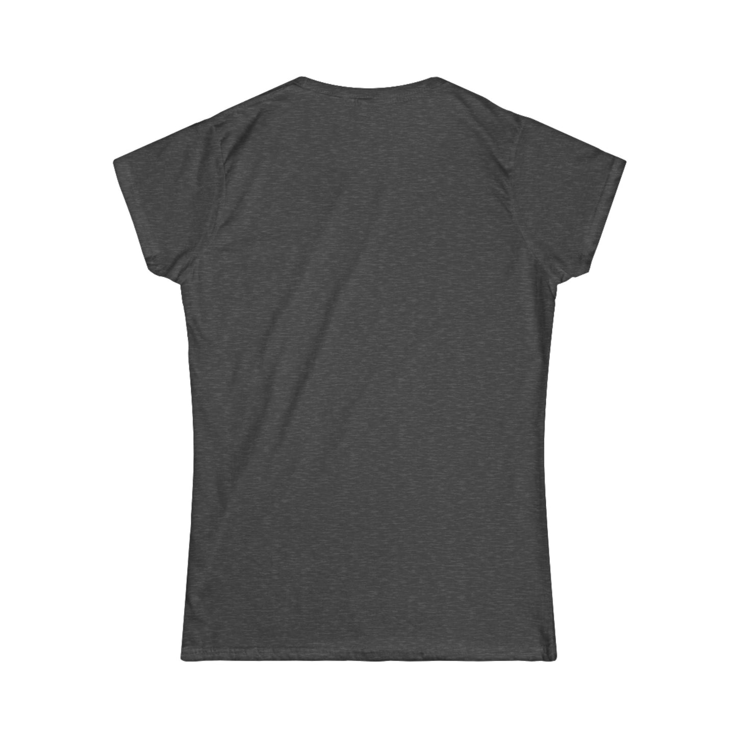 Unisex T-shirt in charcoal dark gray, crew neck, short sleeves