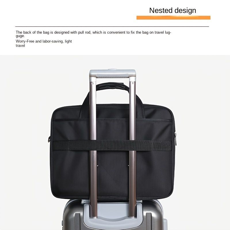 17.3 Inch Laptop Bag, Expandable Briefcase,Computer Bag Men Women,Laptop Shoulder Bag,Work Bag Business Travel Office (Black-17.3 Inch) - Renee Lane Company