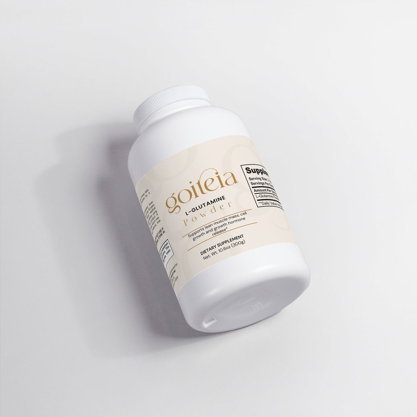 Goiteia L-Glutamine Powder 10.6 Oz (300g)