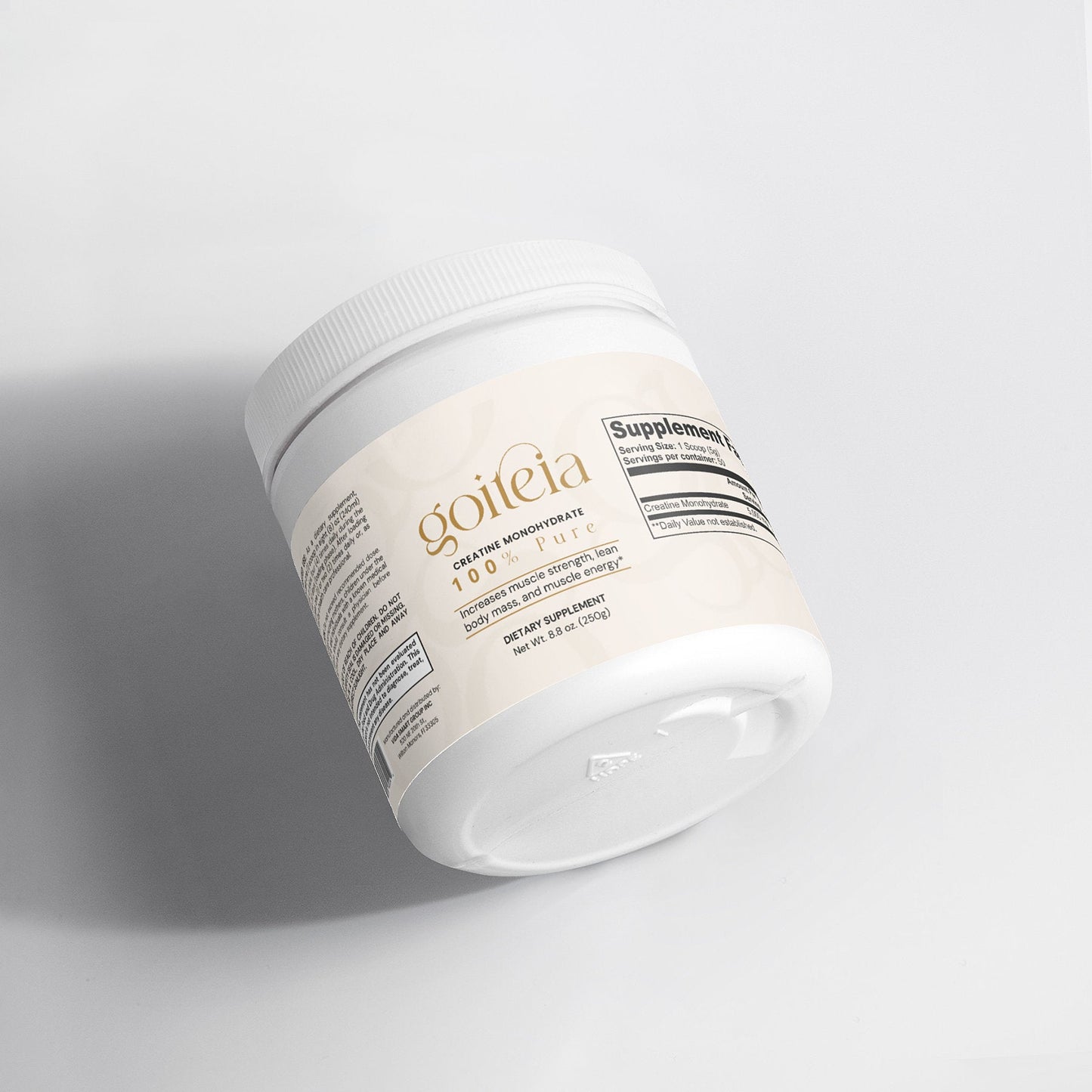 Goiteia Creatine Monohydrate 8.8 Oz (250g)