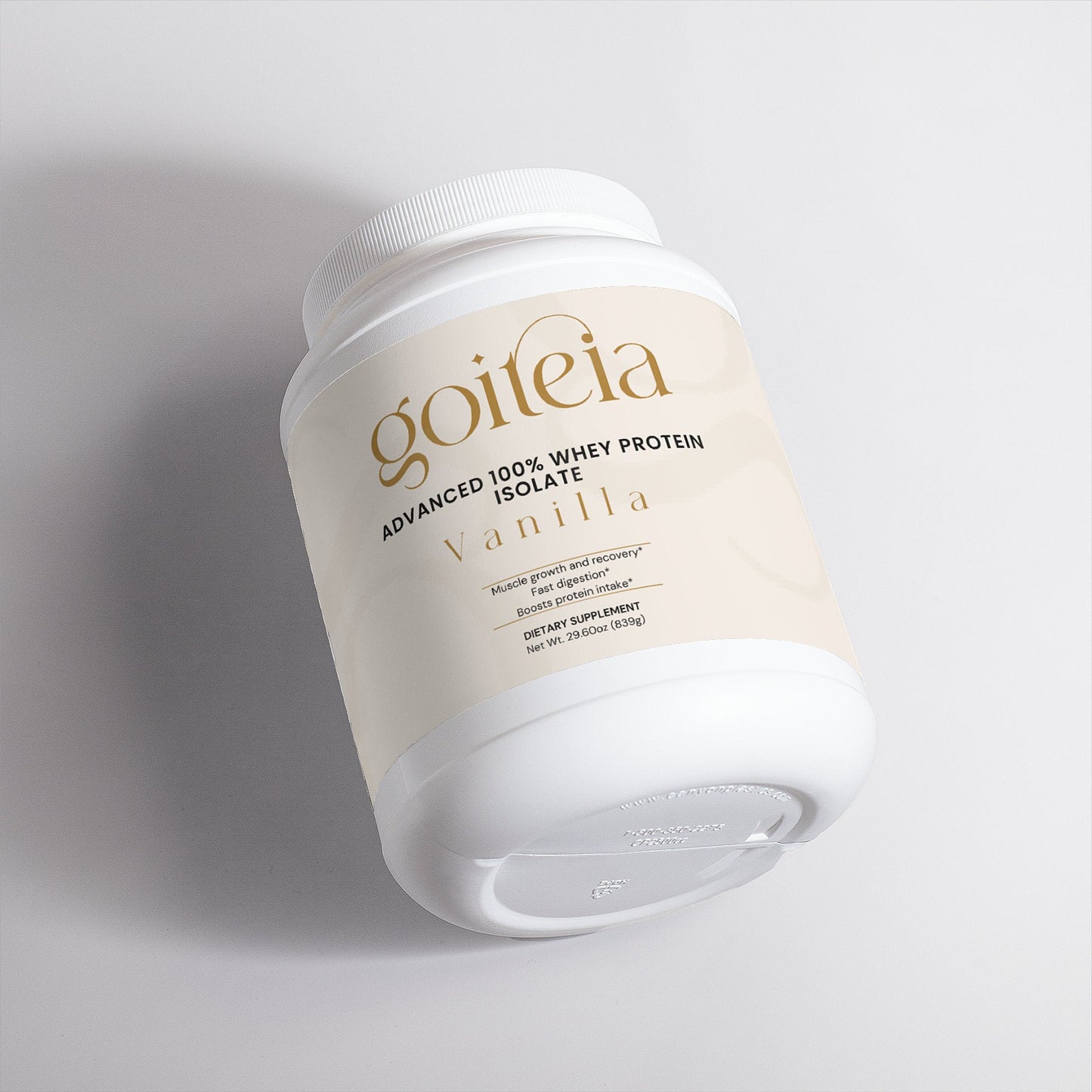 Goiteia Advanced 100% Whey Protein Isolate (Vanilla) 28.40 oz./805g