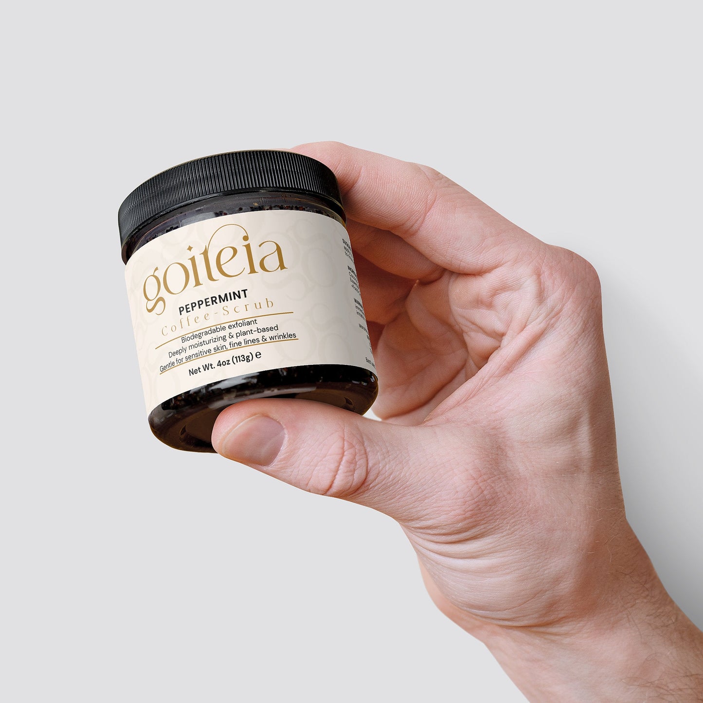Goiteia Peppermint Coffee Scrub 4 oz (113g)