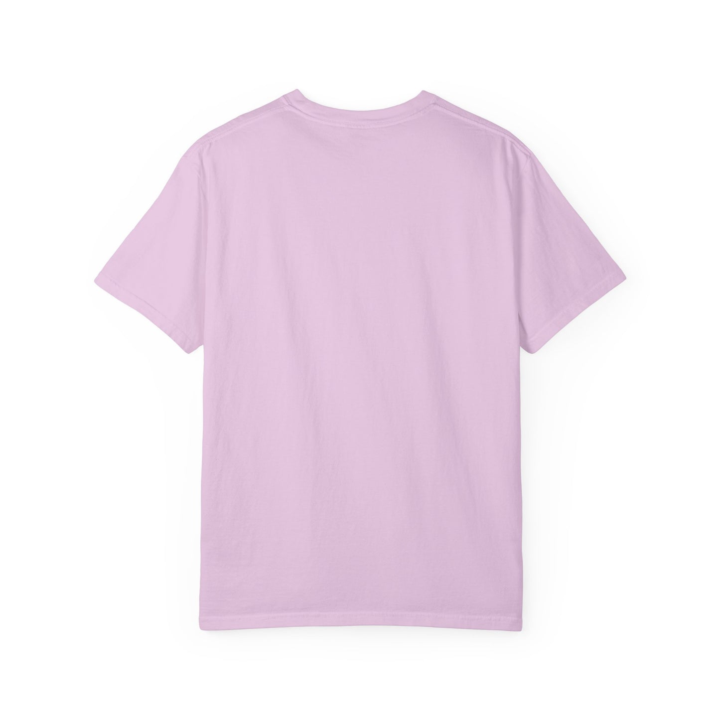 Light pink crewneck T-shirt, plain front