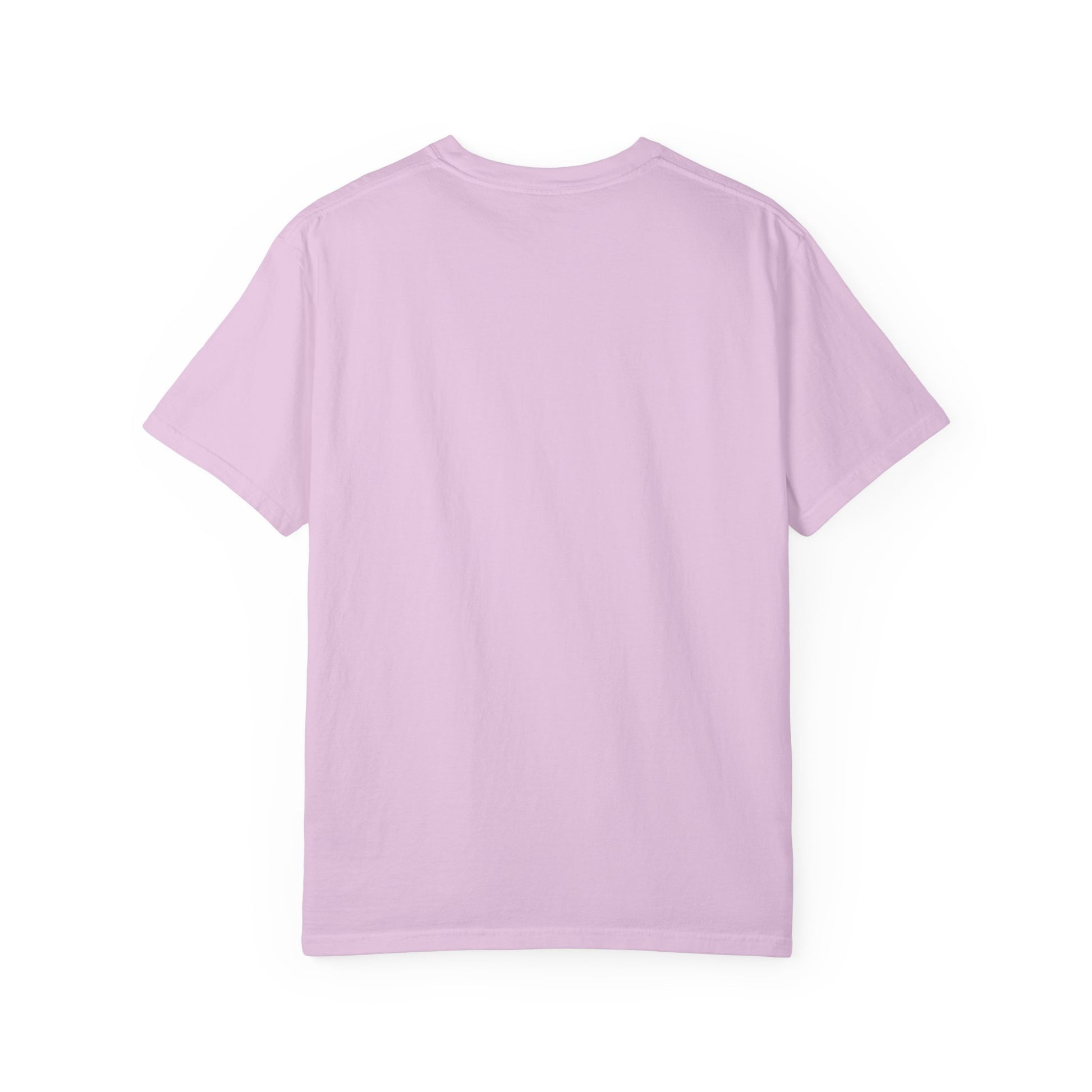 Light pink crewneck T-shirt, plain front