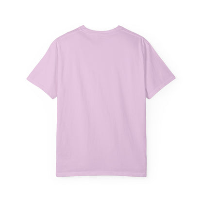 Light pink crewneck T-shirt, plain front