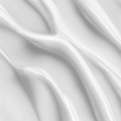Hydration moisturizer cream texture, smooth white gel swirls