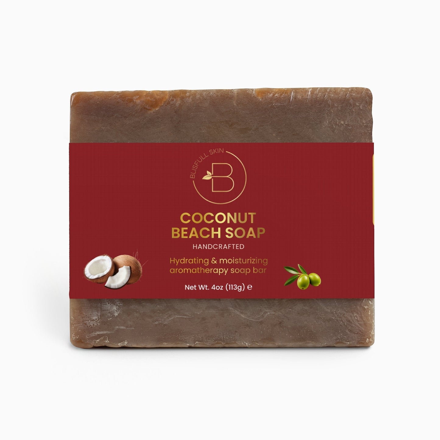 Coconut Soap for Sensitive Skin Care - Gentle Cleansing Bar