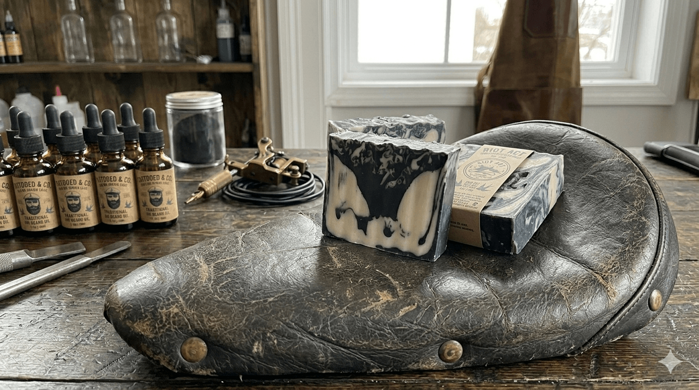 The Inked Goat Milk soap