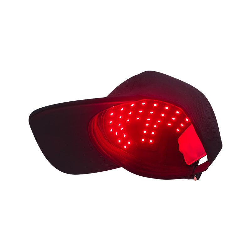 Hair growth cap LED module with red dot-matrix lights