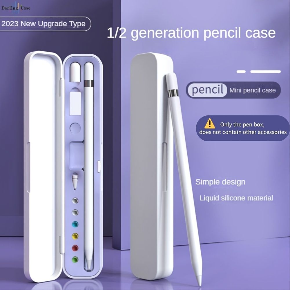 1Pc Case For Apple Pencil Protective Case Storage Box For IPad First Second Generation Pencil - Renee Lane Company
