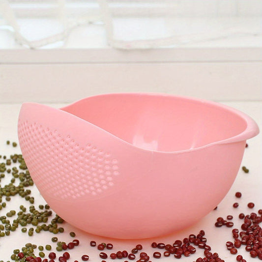1pc/2pcs/3pcs Multi-Functional Kitchen Washing Basket Basin - Drain Water, Wash Rice, Perfect For Cleaning Vegetables And Fruits, And More With Convenient - Renee Lane Company