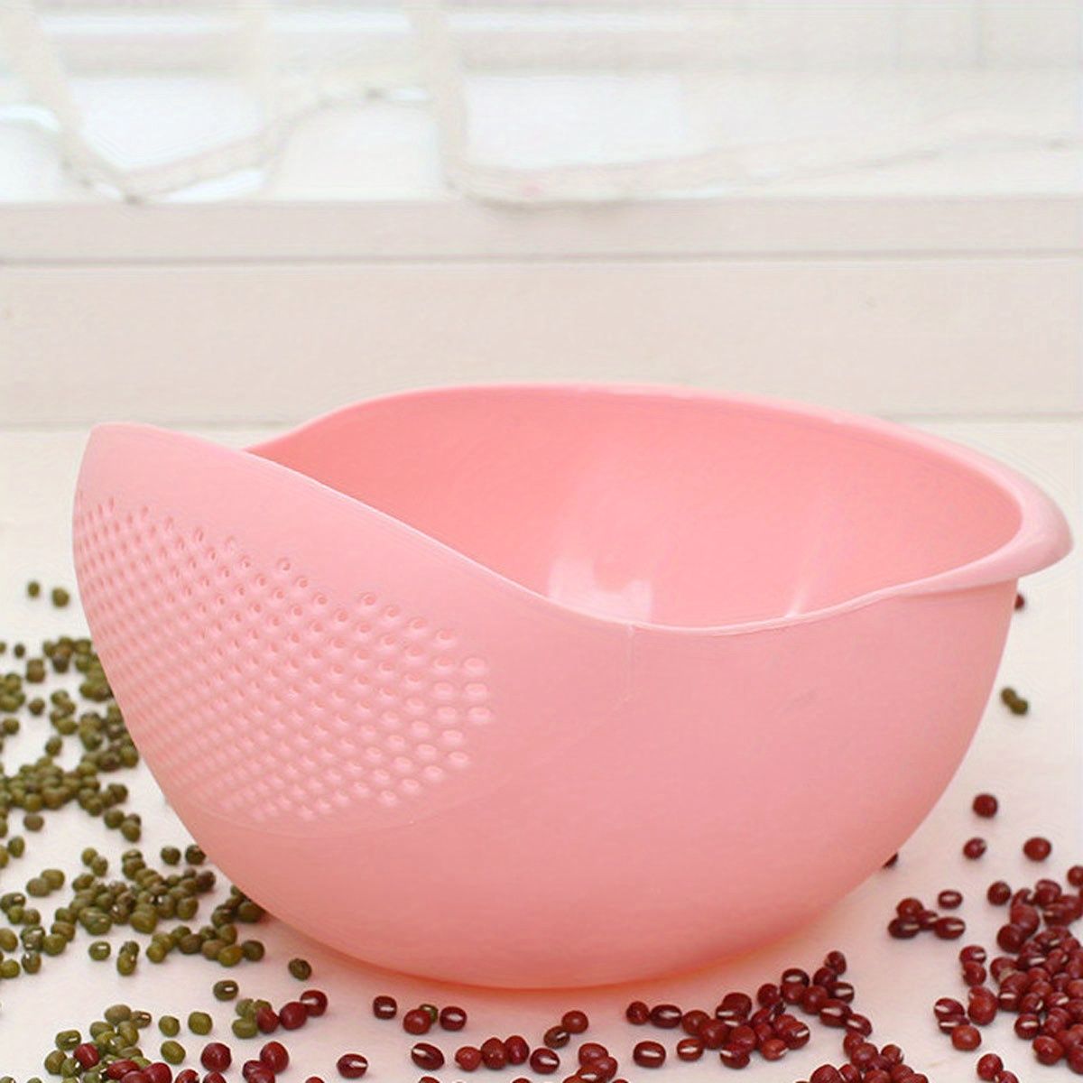 1pc/2pcs/3pcs Multi-Functional Kitchen Washing Basket Basin - Drain Water, Wash Rice, Perfect For Cleaning Vegetables And Fruits, And More With Convenient - Renee Lane Company