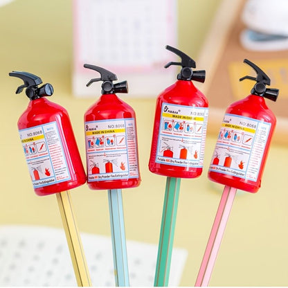 1pc/2pcs Fire Extinguisher Creative Single-hole Pencil Sharpener Manual Pen Sharpener Hand-shaking Pencil Sharpener - Renee Lane Company