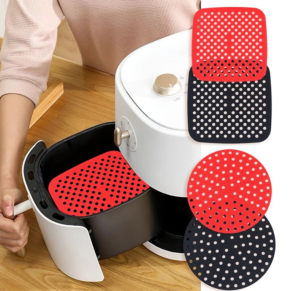 1pc 7.5in/8in/9in Air Fryer Liner Silicone Air Fryer Mat - Renee Lane Company