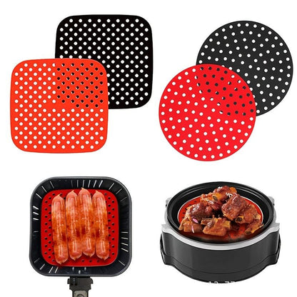 1pc 7.5in/8in/9in Air Fryer Liner Silicone Air Fryer Mat - Renee Lane Company