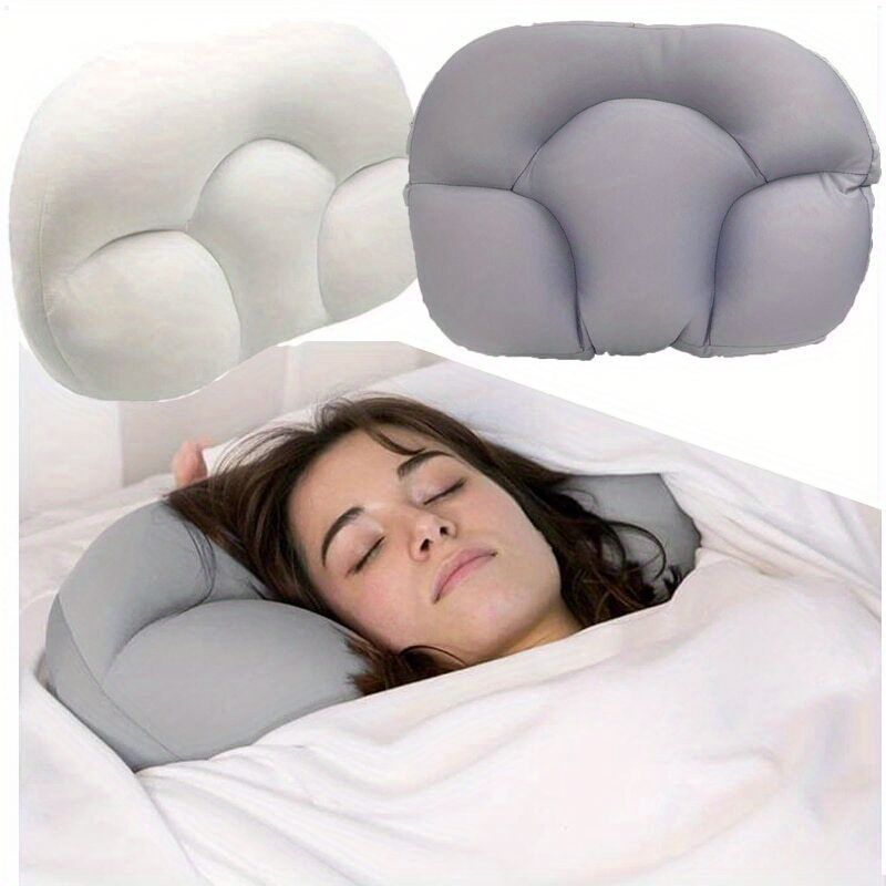 1pc All-round Cloud Pillow, Soft Bed Pillow Nursing Pillow 3D Ergonomic Sleeping Egg Shaped Ergonomic Pillows - Renee Lane Company
