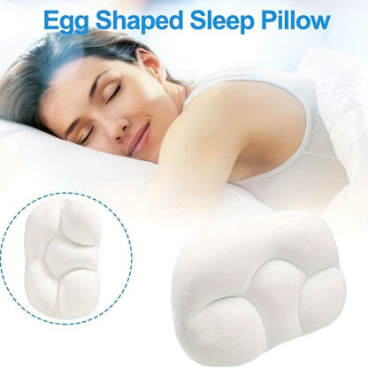 1pc All-round Cloud Pillow, Soft Bed Pillow Nursing Pillow 3D Ergonomic Sleeping Egg Shaped Ergonomic Pillows - Renee Lane Company