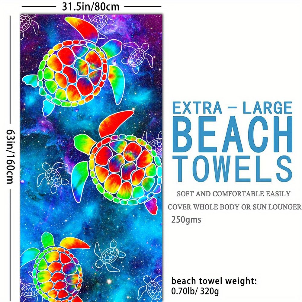 1pc Boho Sandproof Beach Towels, Vacation Beach Accessories, Fast Dry Beach Accessories, For Travel Swim Pool Yoga Camping, Bathroom Accessories - Renee Lane Company