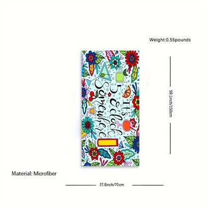 1pc Boho Sandproof Beach Towels, Vacation Beach Accessories, Fast Dry Beach Accessories, For Travel Swim Pool Yoga Camping, Bathroom Accessories - Renee Lane Company