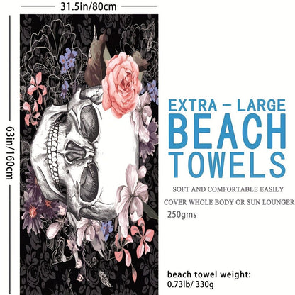 1pc Boho Sandproof Beach Towels, Vacation Beach Accessories, Fast Dry Beach Accessories, For Travel Swim Pool Yoga Camping, Bathroom Accessories - Renee Lane Company