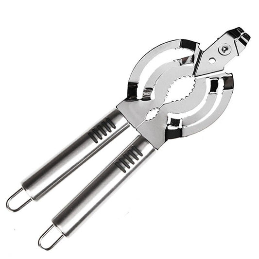 1pc, Can Opener, 304 Stainless Steel Jar Opener, All Metal Construction Adjustable Jar Opener, Can Bottle Opener Gripper, For Weak Hand, Elderly, Arthritis, Child - Renee Lane Company